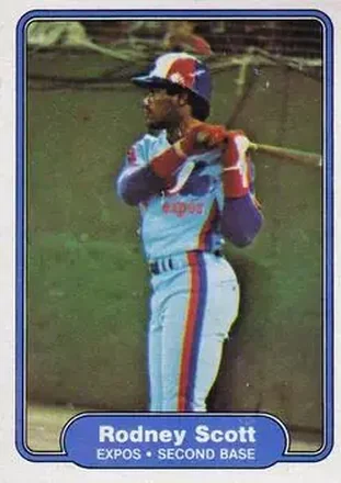 1982 Fleer #207 - Rodney Scott - Montreal Expos