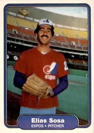 1982 Fleer #208 - Elias Sosa - Montreal Expos