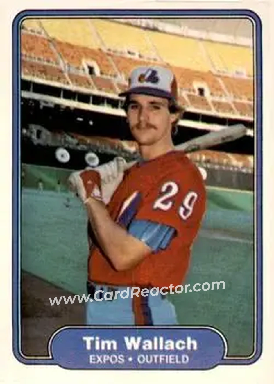 1982 Fleer #210 - Tim Wallach - Montreal Expos - Front