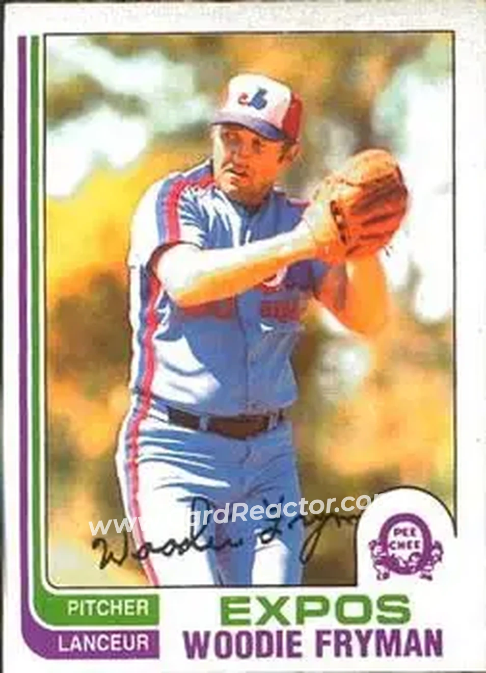 1982 O-Pee-Chee #181 - Woody Fryman - Montreal Expos - Front