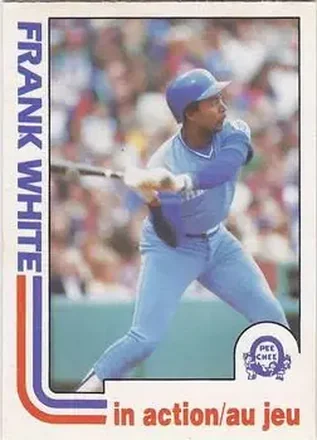 1982 O-Pee-Chee #183 - Frank White - Kansas City Royals