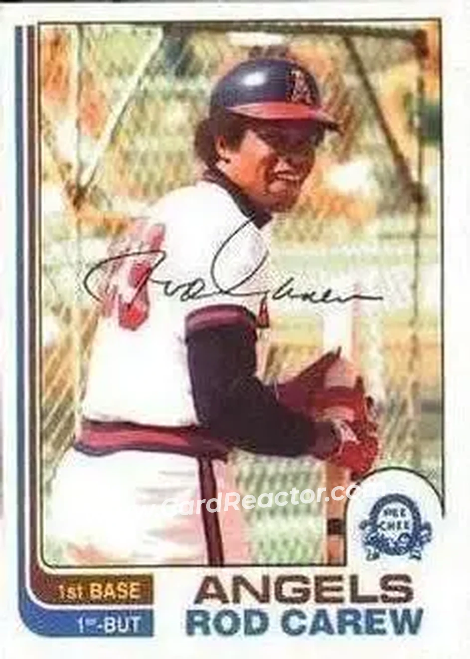 1982 O-Pee-Chee #187 - Rod Carew - California Angels - Front