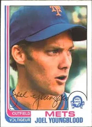 1982 O-Pee-Chee #189 - Joel Youngblood - New York Mets