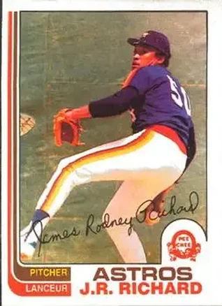 1982 O-Pee-Chee #190 - J.R. Richard - Houston Astros
