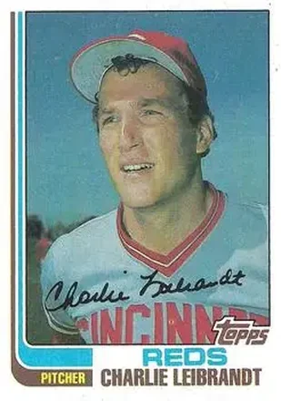 1982 Topps #169 - Charlie Leibrandt - Cincinnati Reds 1982 Topps #169 - Charlie Leibrandt - Cincinnati Reds