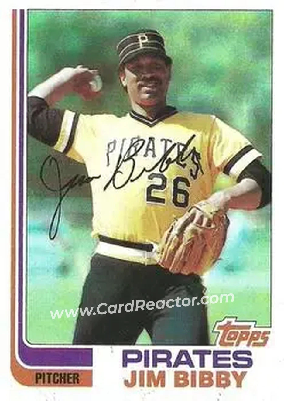 1982 Topps #170 - Jim Bibby - Pittsburgh Pirates - Front