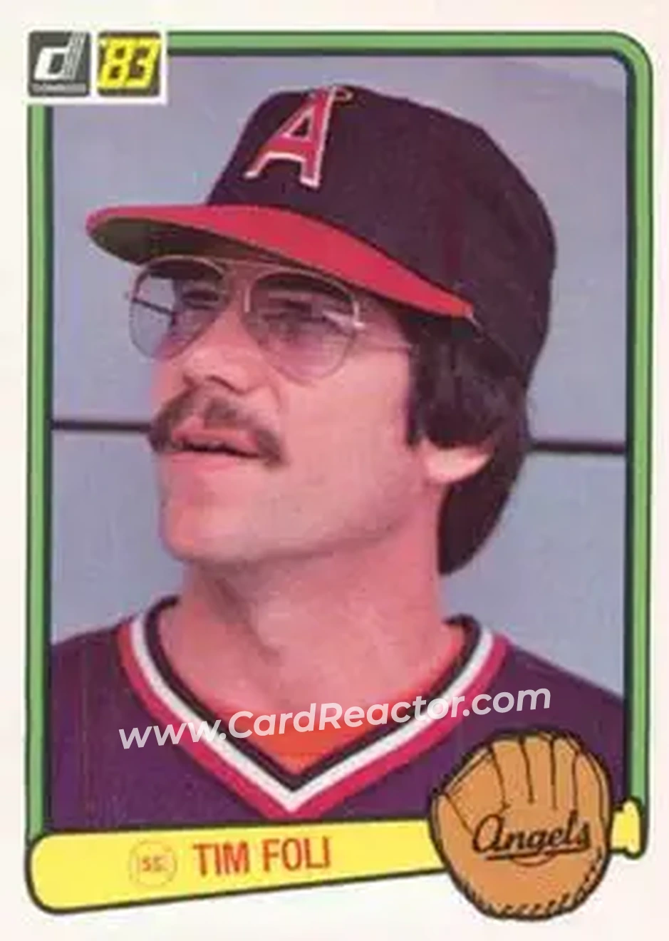 1983 Donruss #342 - Tim Foli - California Angels - Front 1983 Donruss #342 - Tim Foli - California Angels - Front