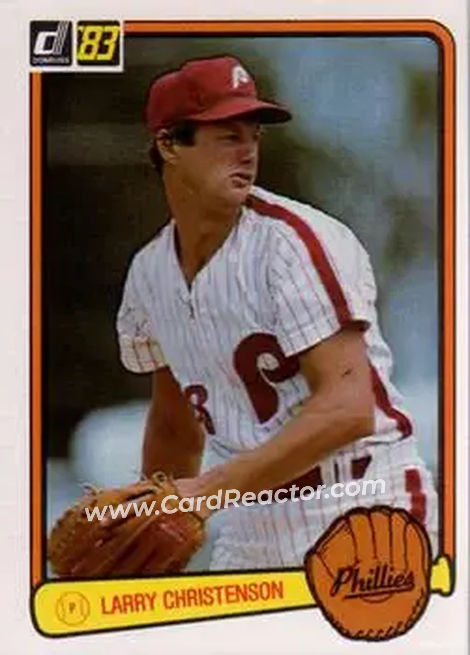 1983 Donruss #345 - Larry Christenson - Philadelphia Phillies - Front