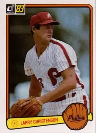 1983 Donruss #345 - Larry Christenson - Philadelphia Phillies