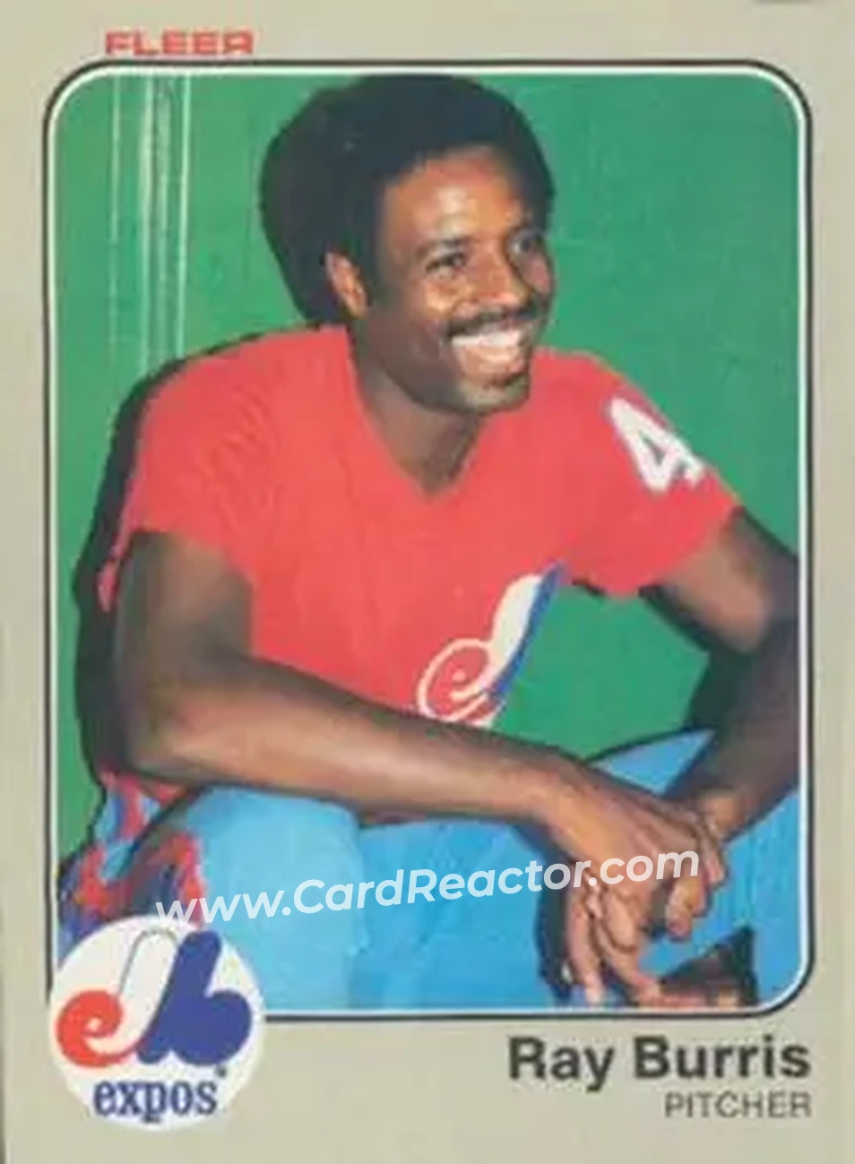1983 Fleer #277 - Ray Burris - Montreal Expos - Front
