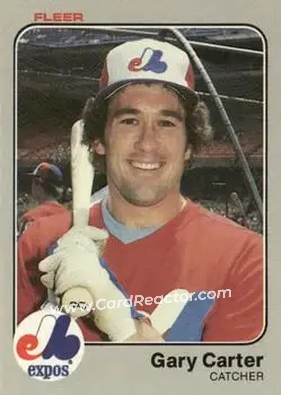 1983 Fleer #278 - Gary Carter - Montreal Expos - Front