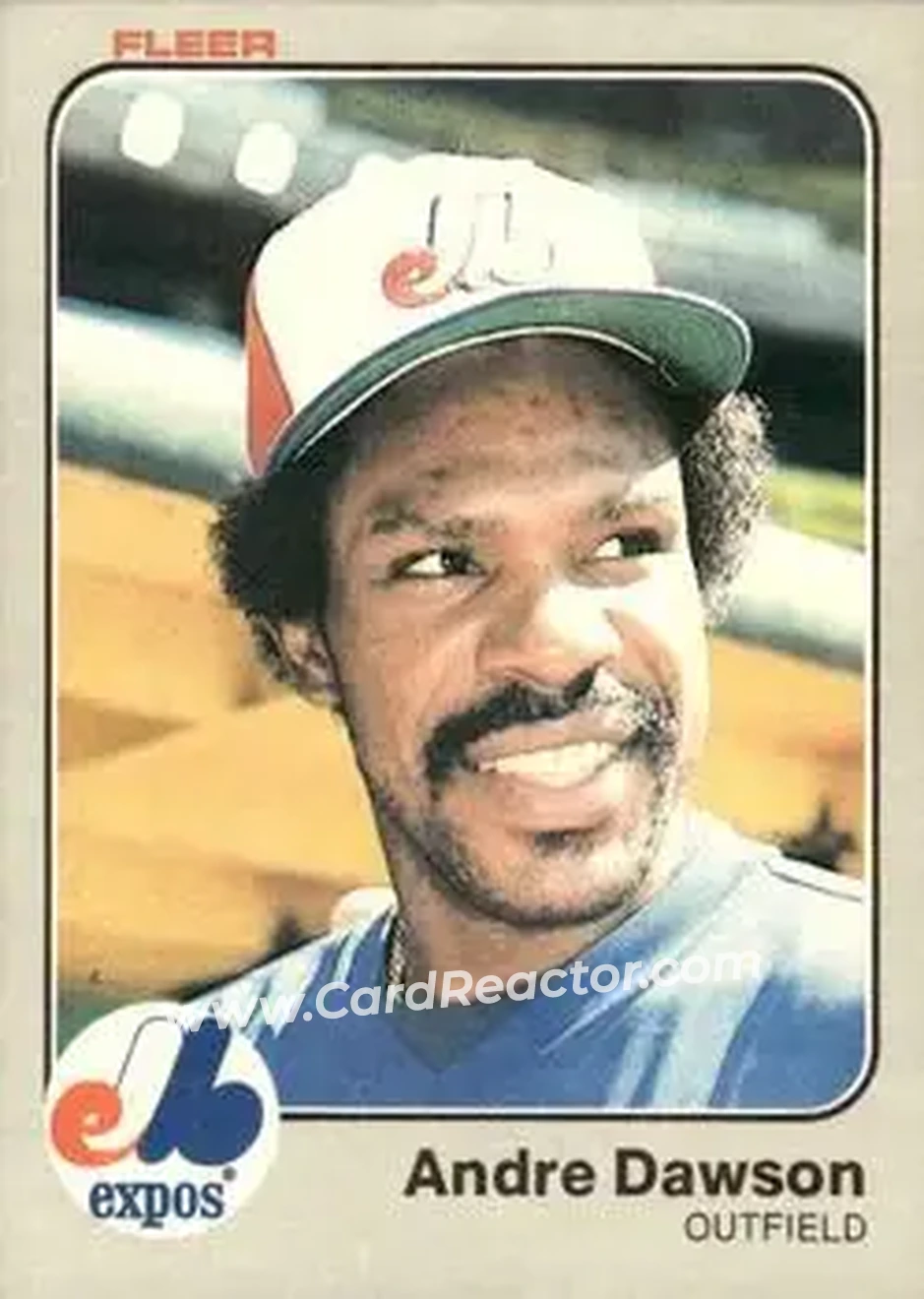 1983 Fleer #280 - Andre Dawson - Montreal Expos - Front