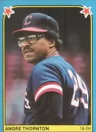 1983 Fleer Star Stickers #241 - Andre Thornton - Cleveland Indians