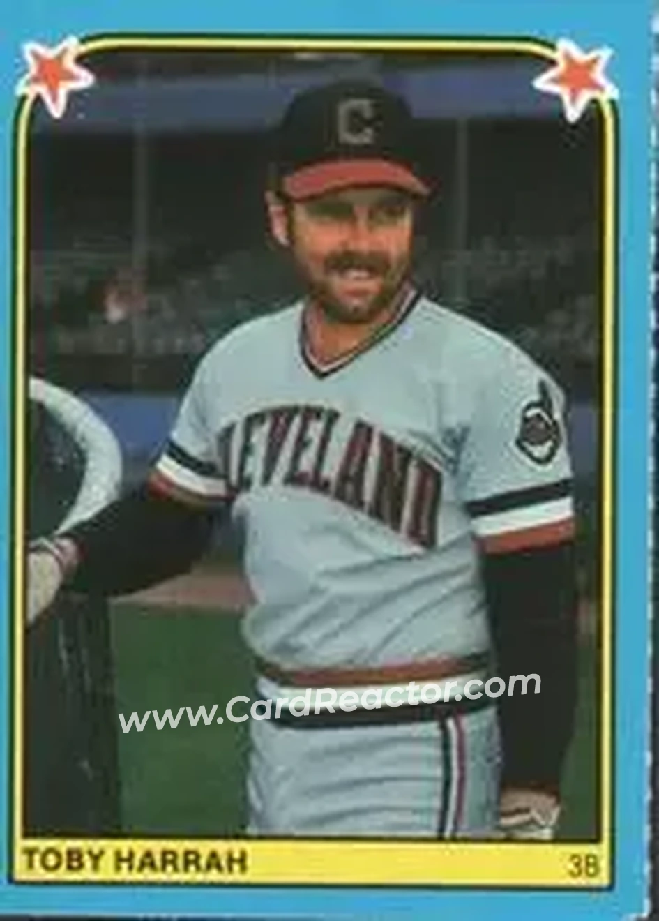 1983 Fleer Star Stickers #247 - Toby Harrah - Cleveland Indians - Front 1983 Fleer Star Stickers #247 - Toby Harrah - Cleveland Indians - Front