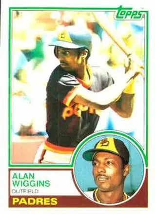 1983 Topps #251 - Alan Wiggins - San Diego Padres