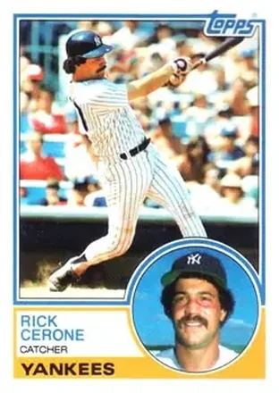 1983 Topps #254 - Rick Cerone - New York Yankees 1983 Topps #254 - Rick Cerone - New York Yankees