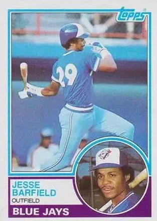 1983 Topps #257 - Jesse Barfield - Toronto Blue Jays 1983 Topps #257 - Jesse Barfield - Toronto Blue Jays
