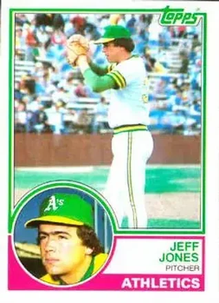 1983 Topps #259 - Jeff Jones - Oakland Athletics 1983 Topps #259 - Jeff Jones - Oakland Athletics