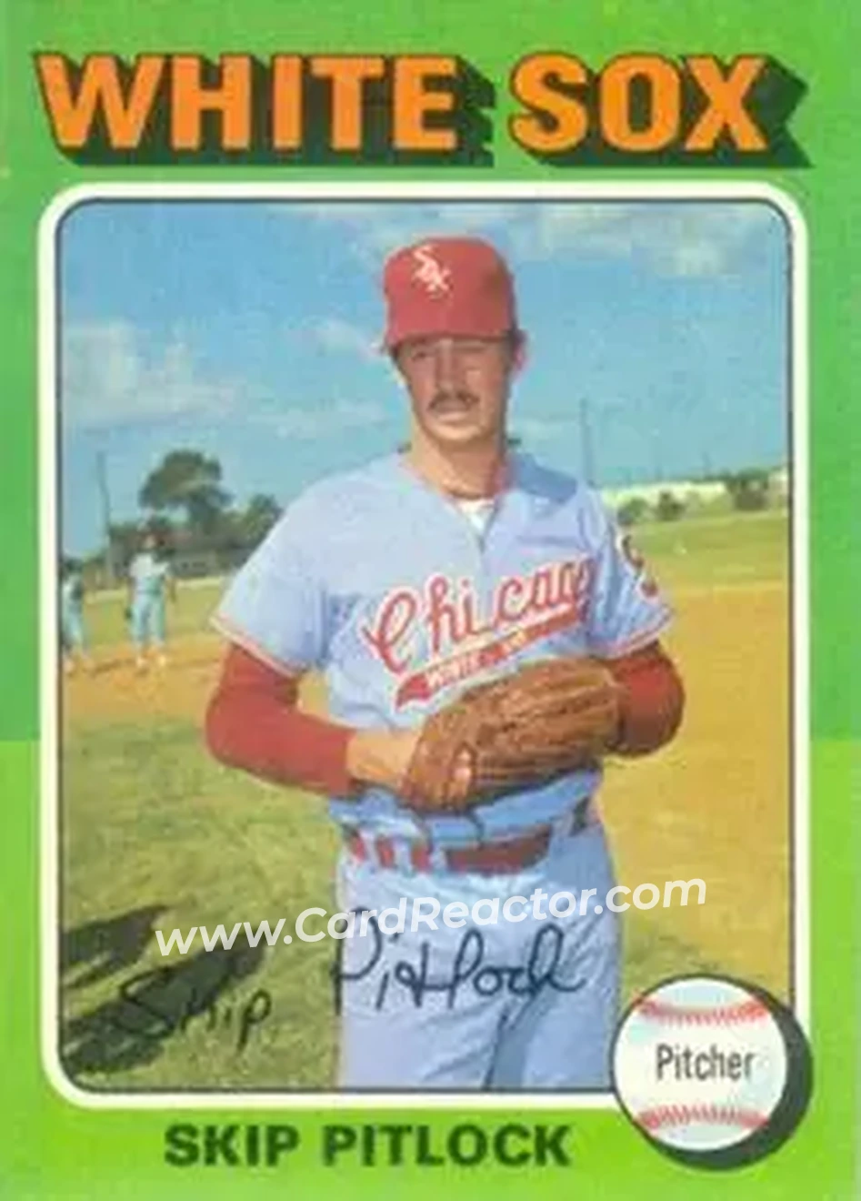 1975 Topps #579 - Skip Pitlock - Chicago White Sox - Front