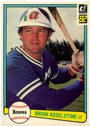 1982 Donruss #184 - Brian Asselstine - Atlanta Braves