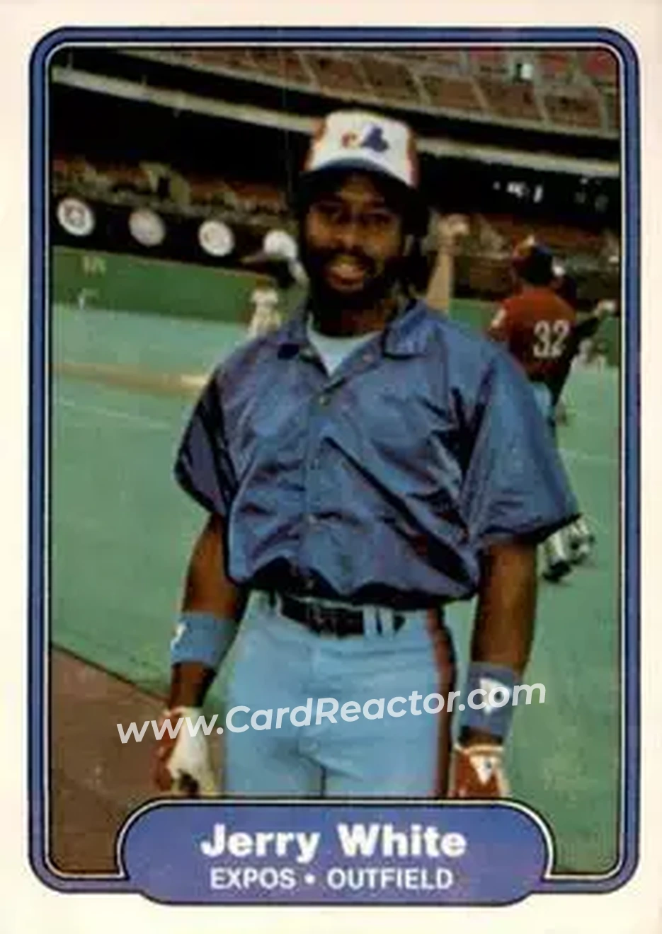 1982 Fleer #211 - Jerry White - Montreal Expos - Front 1982 Fleer #211 - Jerry White - Montreal Expos - Front
