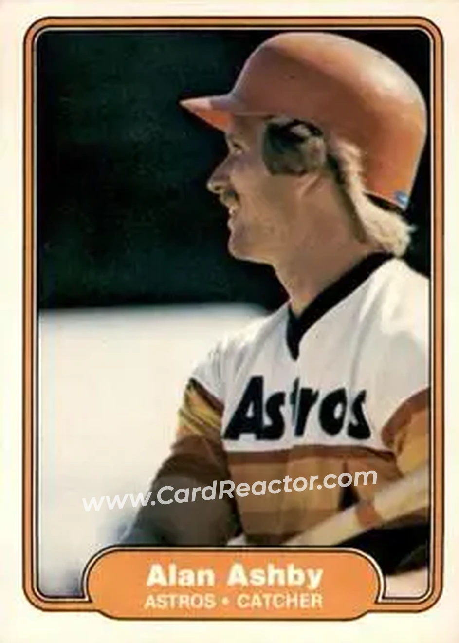 1982 Fleer #212 - Alan Ashby - Houston Astros - Front