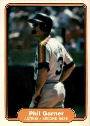1982 Fleer #216 - Phil Garner - Houston Astros