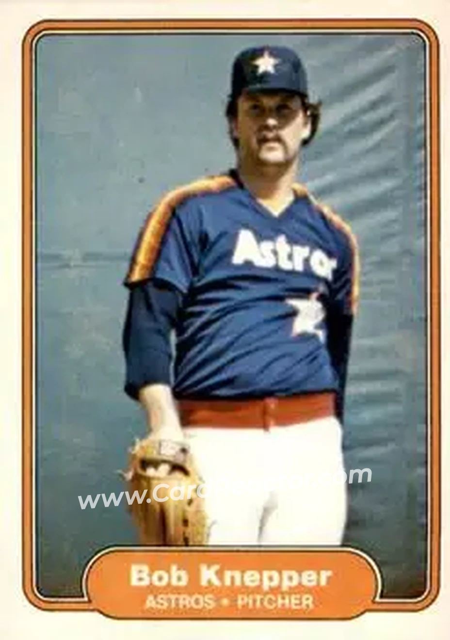 1982 Fleer #219 - Bob Knepper - Houston Astros - Front