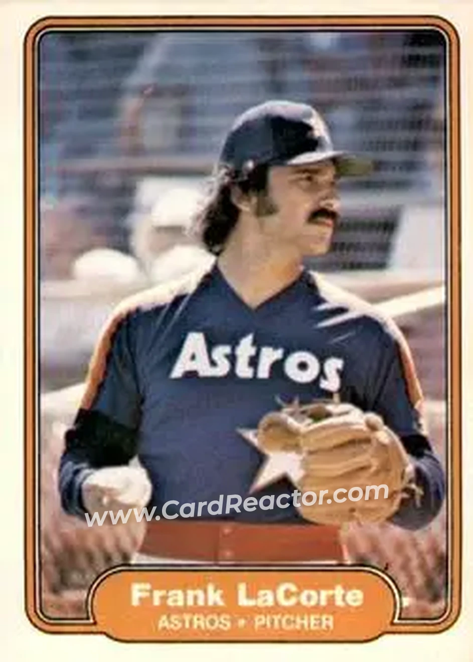 1982 Fleer #220 - Frank LaCorte - Houston Astros - Front