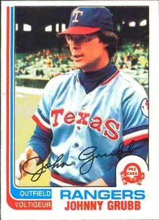 1982 O-Pee-Chee #193 - Johnny Grubb - Texas Rangers