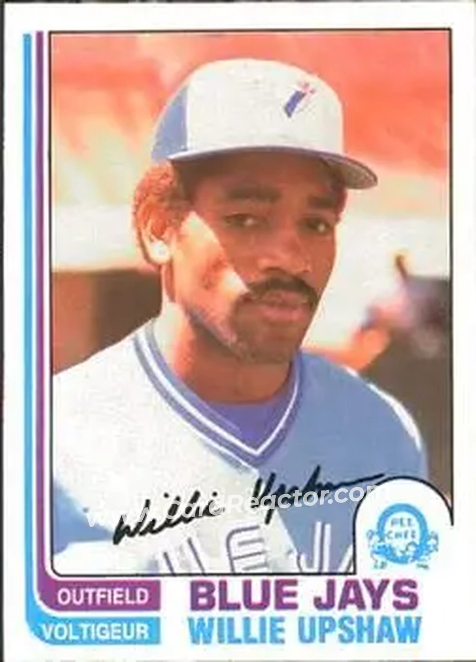 1982 O-Pee-Chee #196 - Willie Upshaw - Toronto Blue Jays - Front