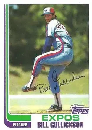 1982 Topps #172 - Bill Gullickson - Montreal Expos