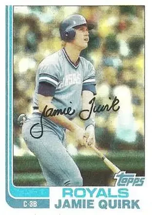 1982 Topps #173 - Jamie Quirk - Kansas City Royals
