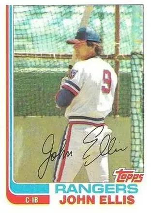 1982 Topps #177 - John Ellis - Texas Rangers 1982 Topps #177 - John Ellis - Texas Rangers