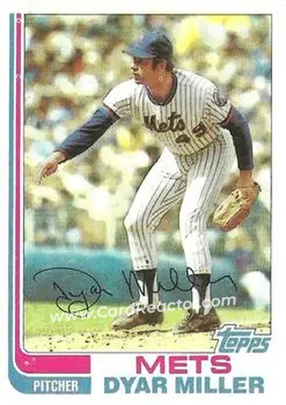 1982 Topps #178 - Dyar Miller - New York Mets - Front