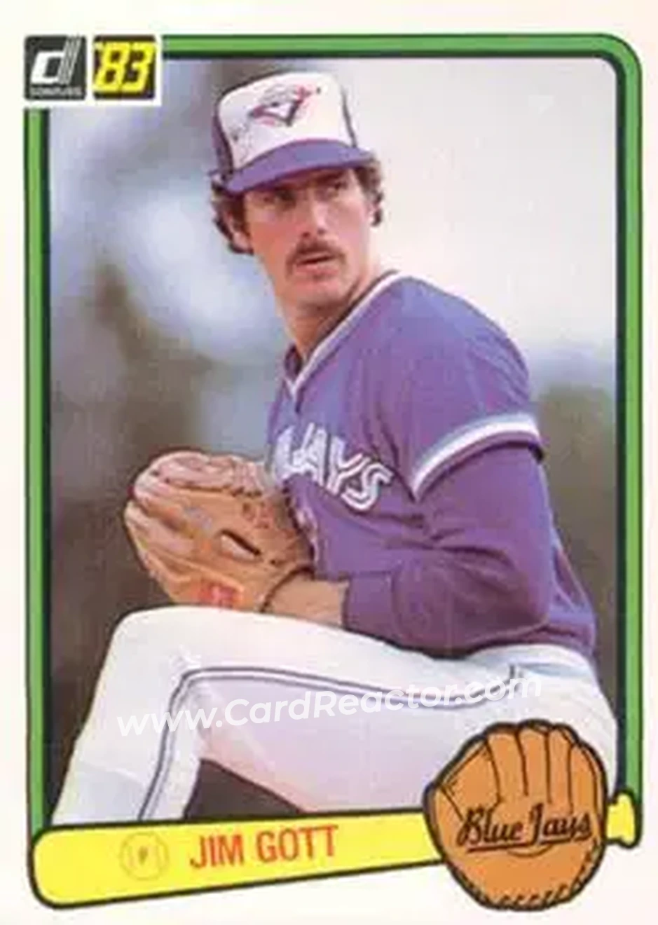 1983 Donruss #353 - Jim Gott - Toronto Blue Jays - Front