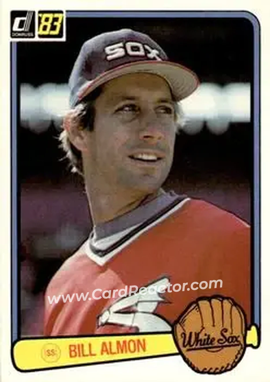 1983 Donruss #356 - Bill Almon - Chicago White Sox - Front