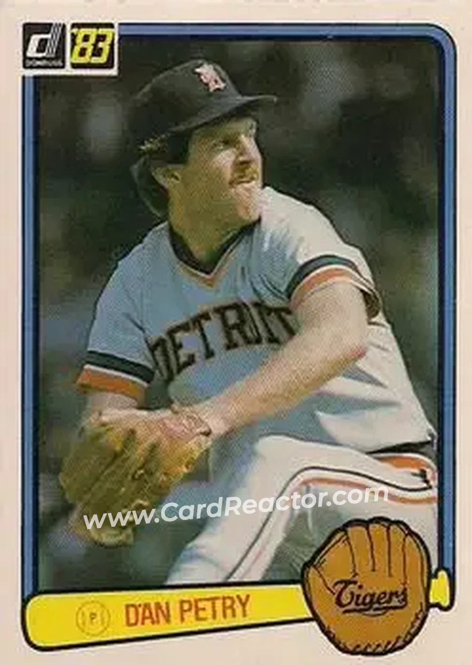 1983 Donruss #359 - Dan Petry - Detroit Tigers - Front 1983 Donruss #359 - Dan Petry - Detroit Tigers - Front