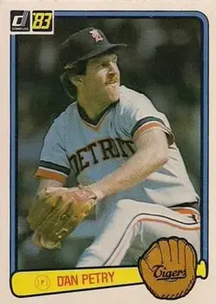 1983 Donruss #359 - Dan Petry - Detroit Tigers