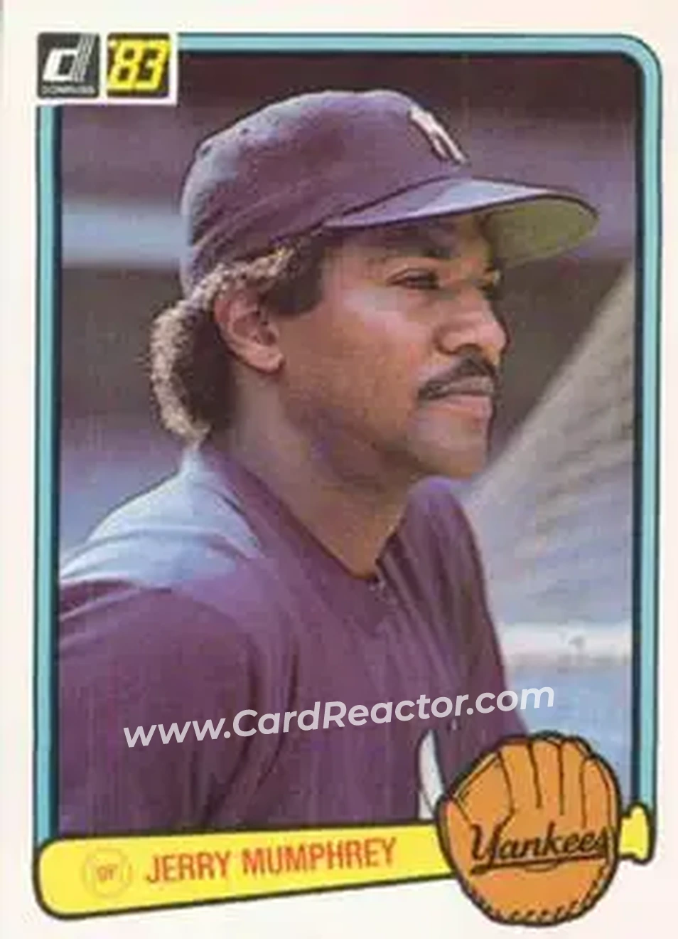 1983 Donruss #360 - Jerry Mumphrey - New York Yankees - Front