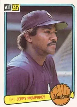 1983 Donruss #360 - Jerry Mumphrey - New York Yankees 1983 Donruss #360 - Jerry Mumphrey - New York Yankees