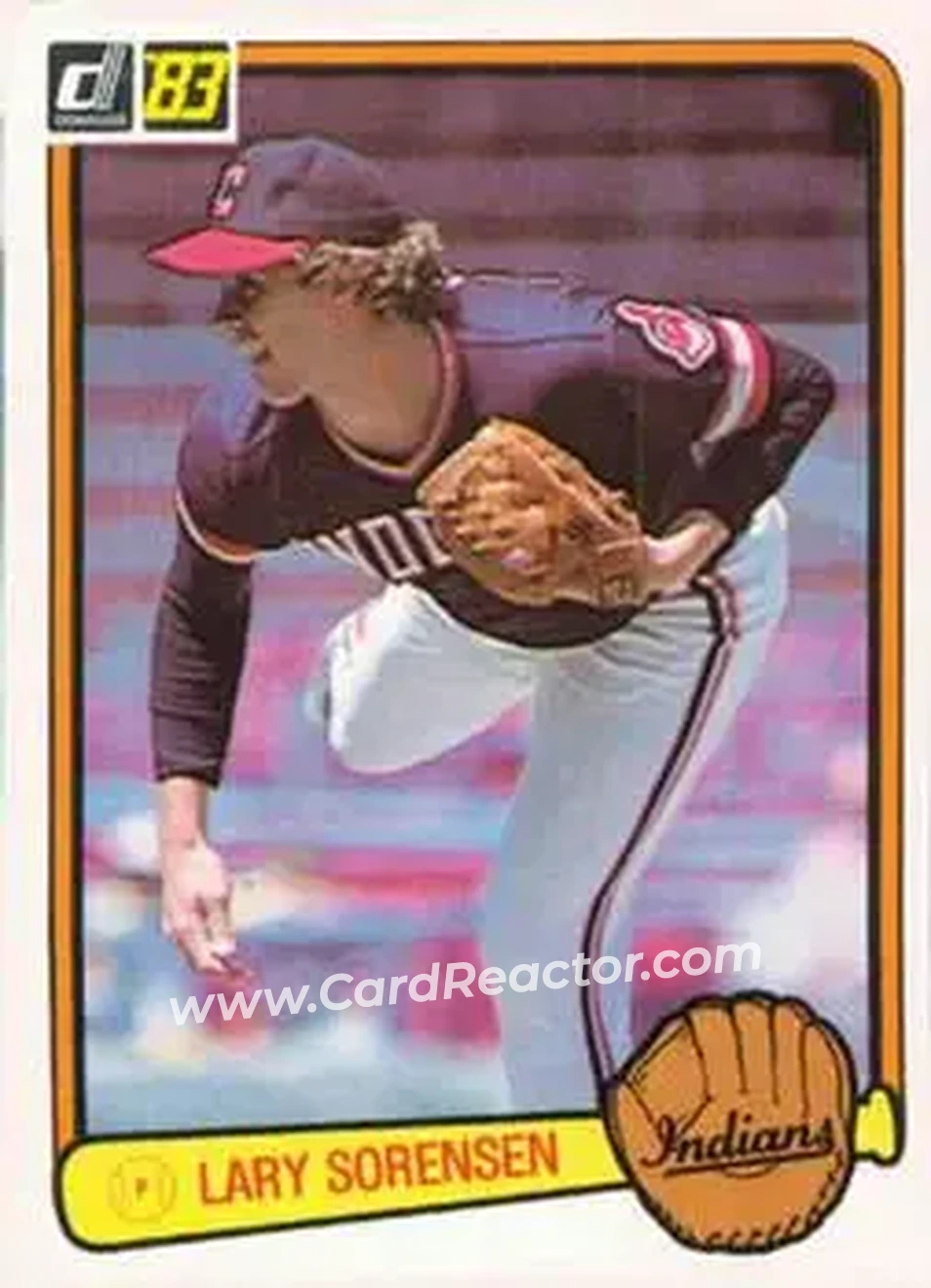 1983 Donruss #363 - Lary Sorensen - Cleveland Indians - Front