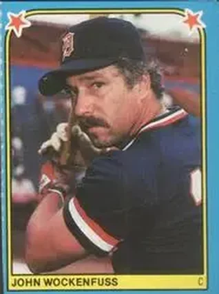1983 Fleer Star Stickers #254 - Johnny Wockenfuss - Detroit Tigers 1983 Fleer Star Stickers #254 - Johnny Wockenfuss - Detroit Tigers