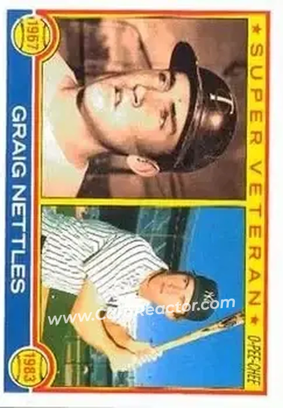 1983 O-Pee-Chee #207 - Graig Nettles - Front