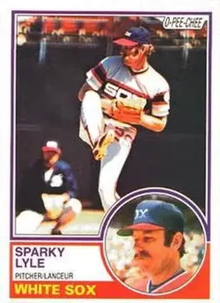 1983 O-Pee-Chee #208 - Sparky Lyle - Chicago White Sox
