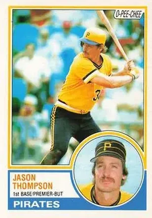 1983 O-Pee-Chee #209 - Jason Thompson - Pittsburgh Pirates