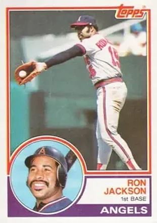 1983 Topps #262 - Ron Jackson - California Angels