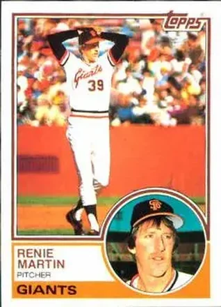 1983 Topps #263 - Renie Martin - San Francisco Giants 1983 Topps #263 - Renie Martin - San Francisco Giants