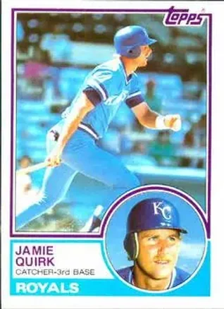 1983 Topps #264 - Jamie Quirk - Kansas City Royals