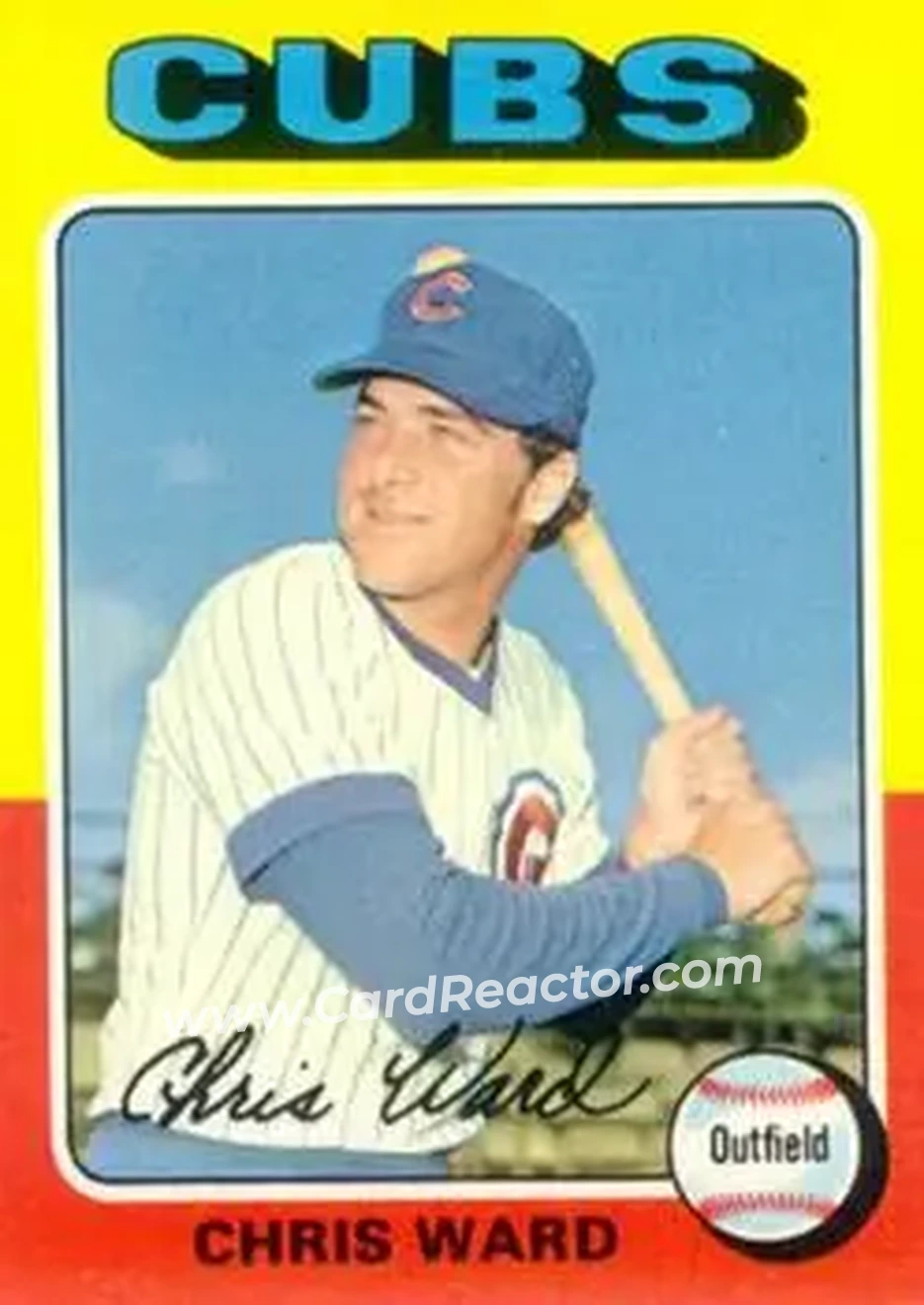 1975 Topps #587 - Chris Ward - Chicago Cubs - Front